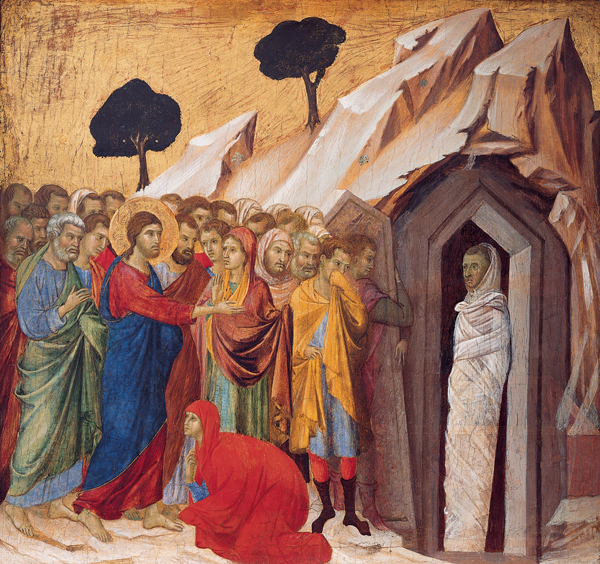 ‘The_Raising_of_Lazarus’,_tempera_and_gold_on_panel_by_Duccio_di_Buoninsegna,_1310–11,_Kimbell_Art_Museum